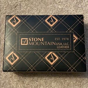 Brown leather Stone Mountain wallet